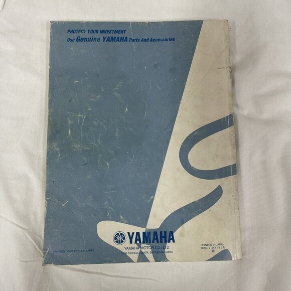 OEM 2001 Yamaha YZ250FN Genuine Owner's Service Manual LIT-11626-14-46 - Picture 2 of 11